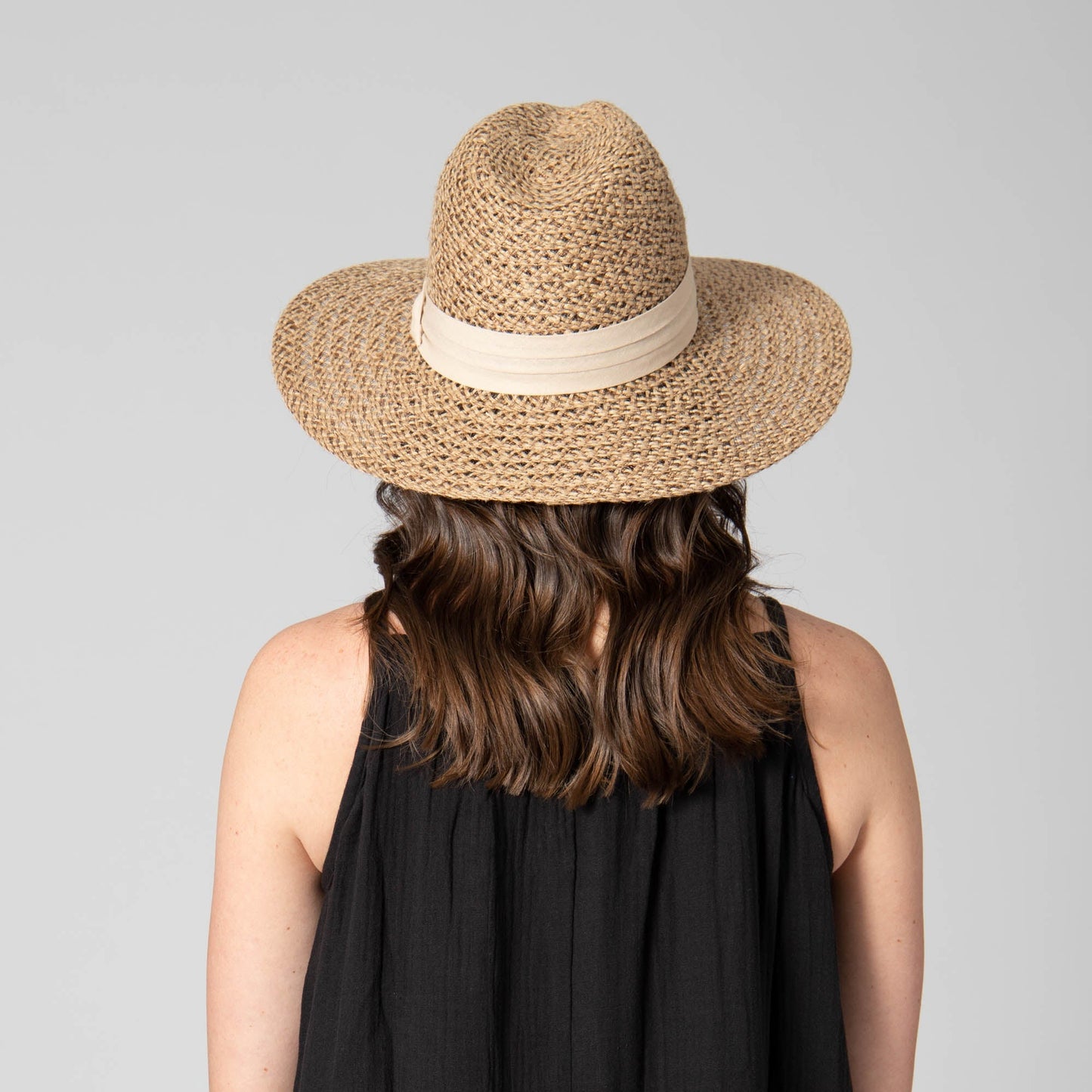 Well Crafted Fedora - Braided Hemp Fedora with Pleated Band