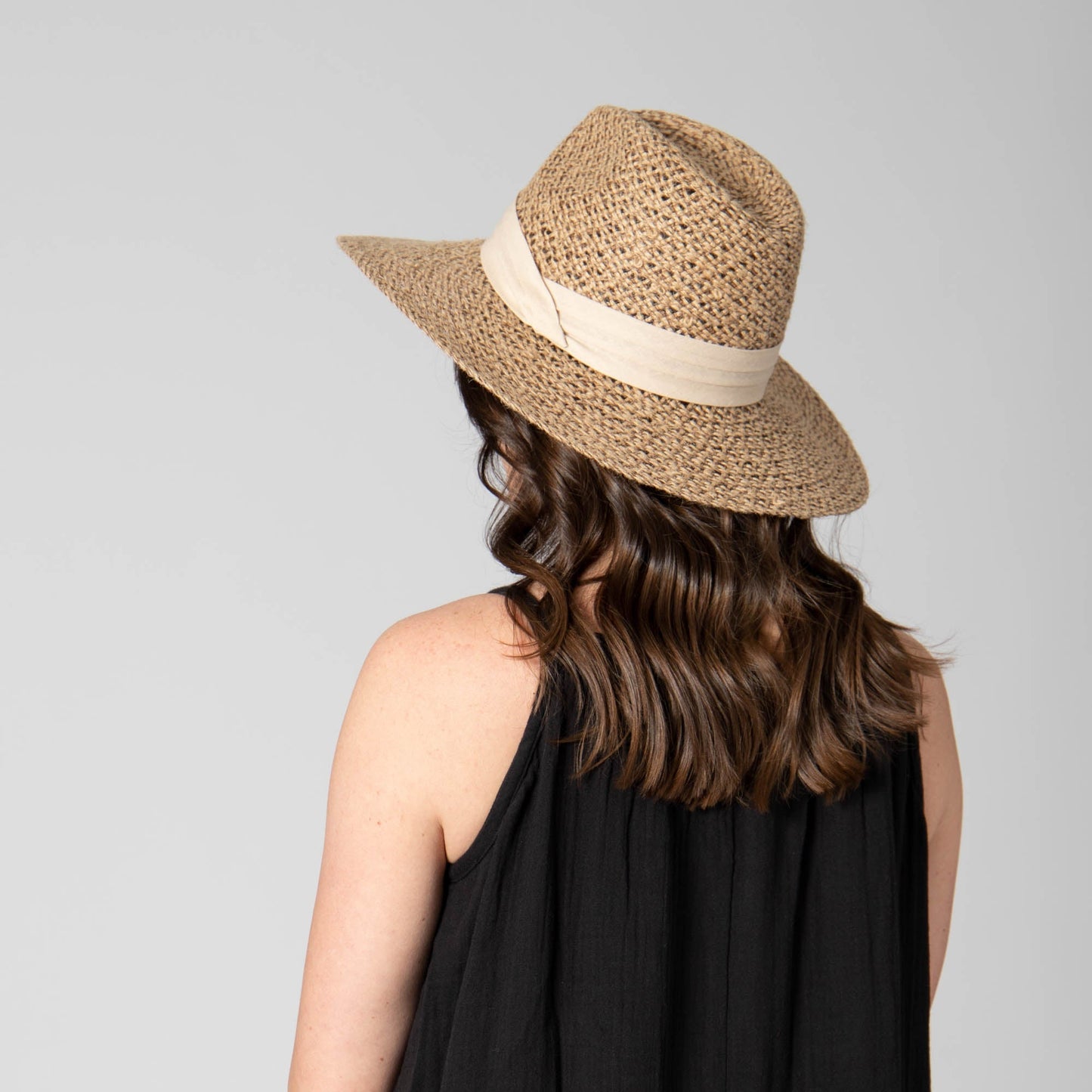 Well Crafted Fedora - Braided Hemp Fedora with Pleated Band