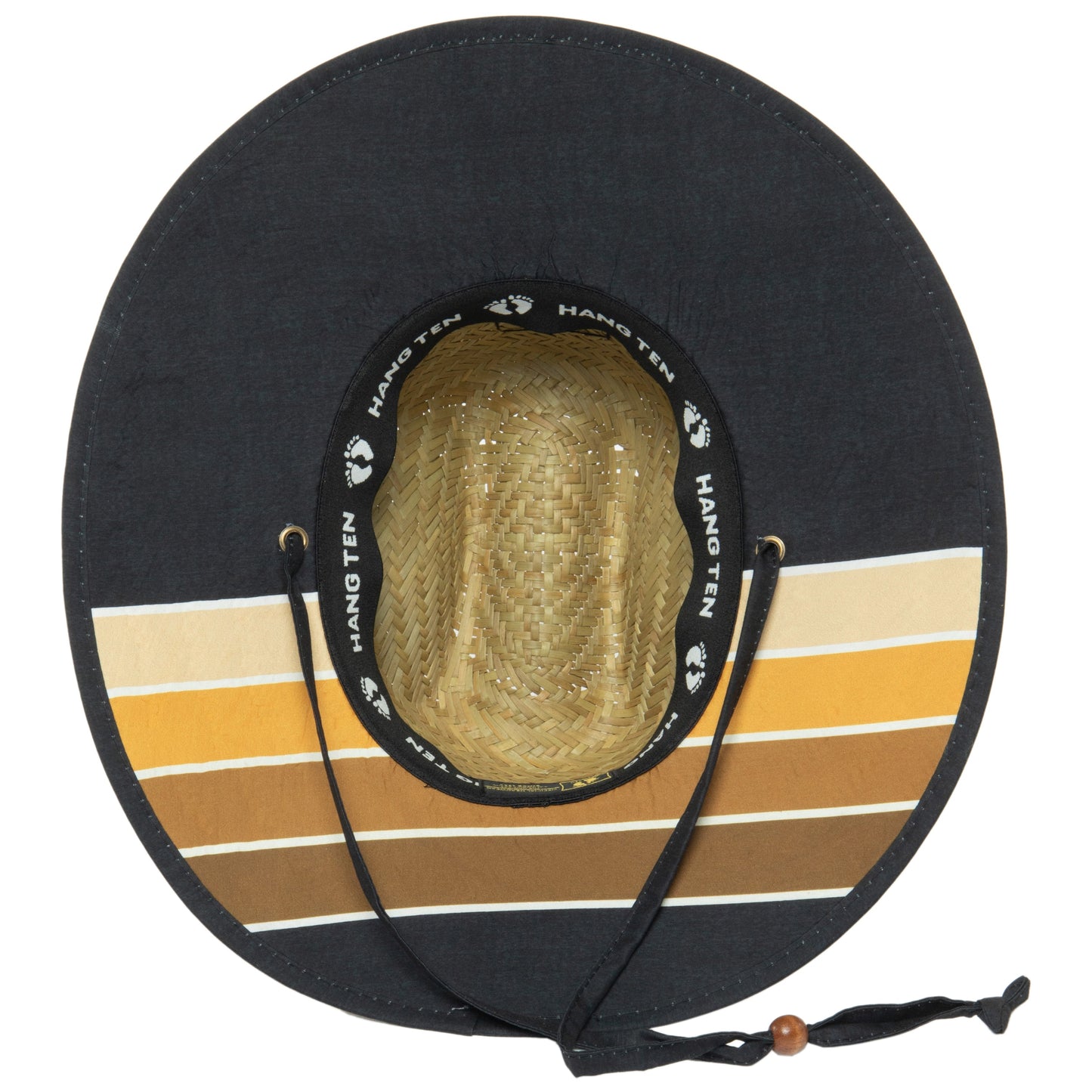 Tubular - Lifeguard Hat with Striped Under Brim by Hang Ten