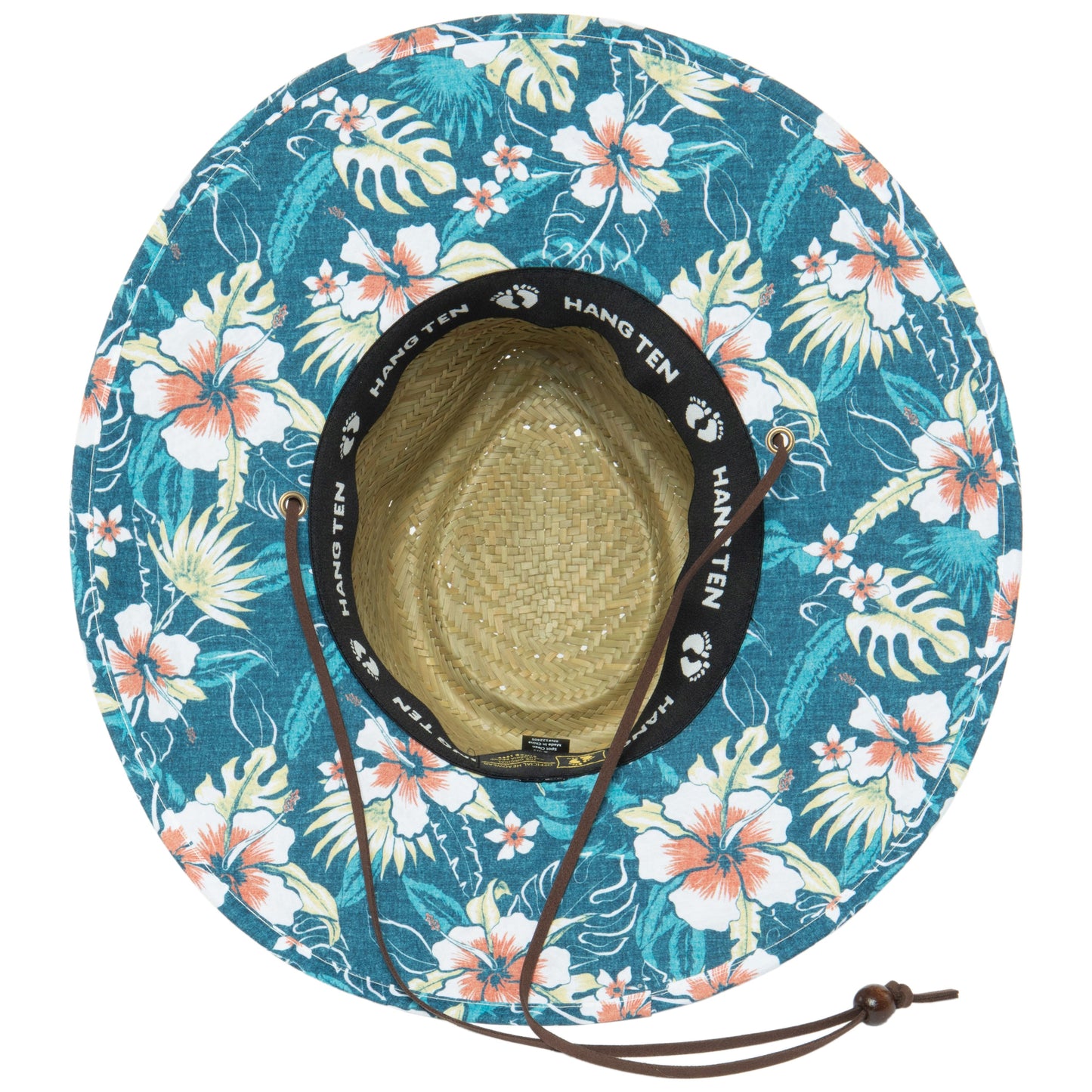 Shoots - Lifeguard Hat with Pinch Crown and Floral Print by Hang Ten
