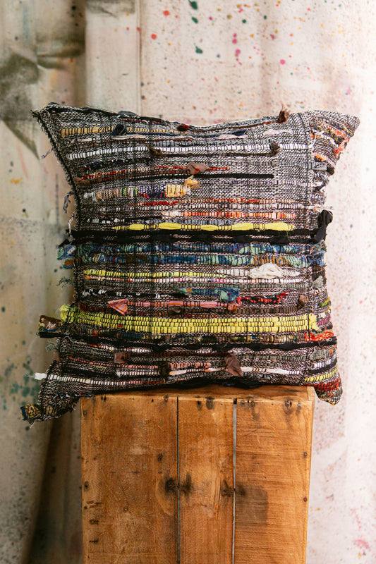 Studio-Handwoven Artisan Pillow Cover