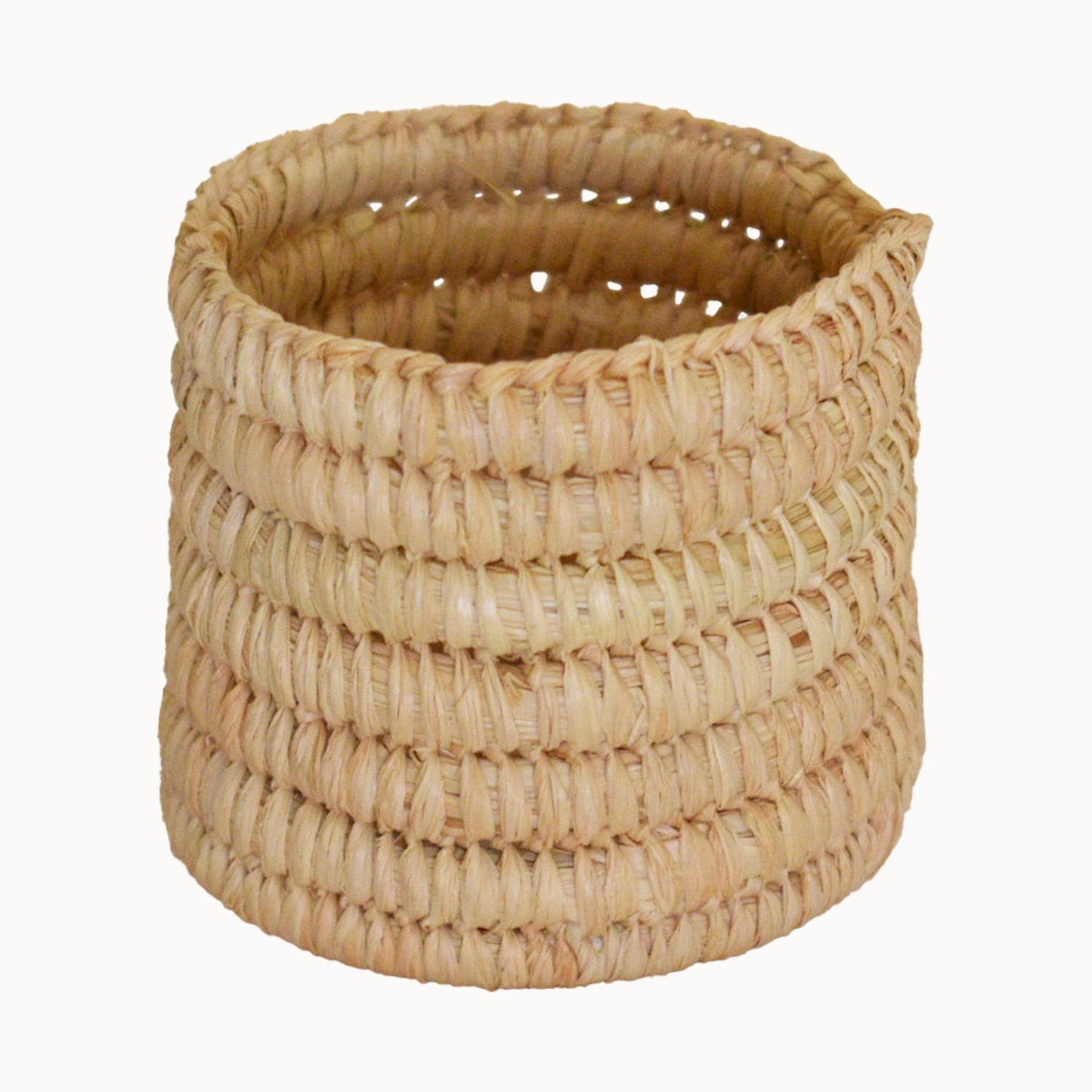 Handwoven Raffia Napkin Rings | Set of 2