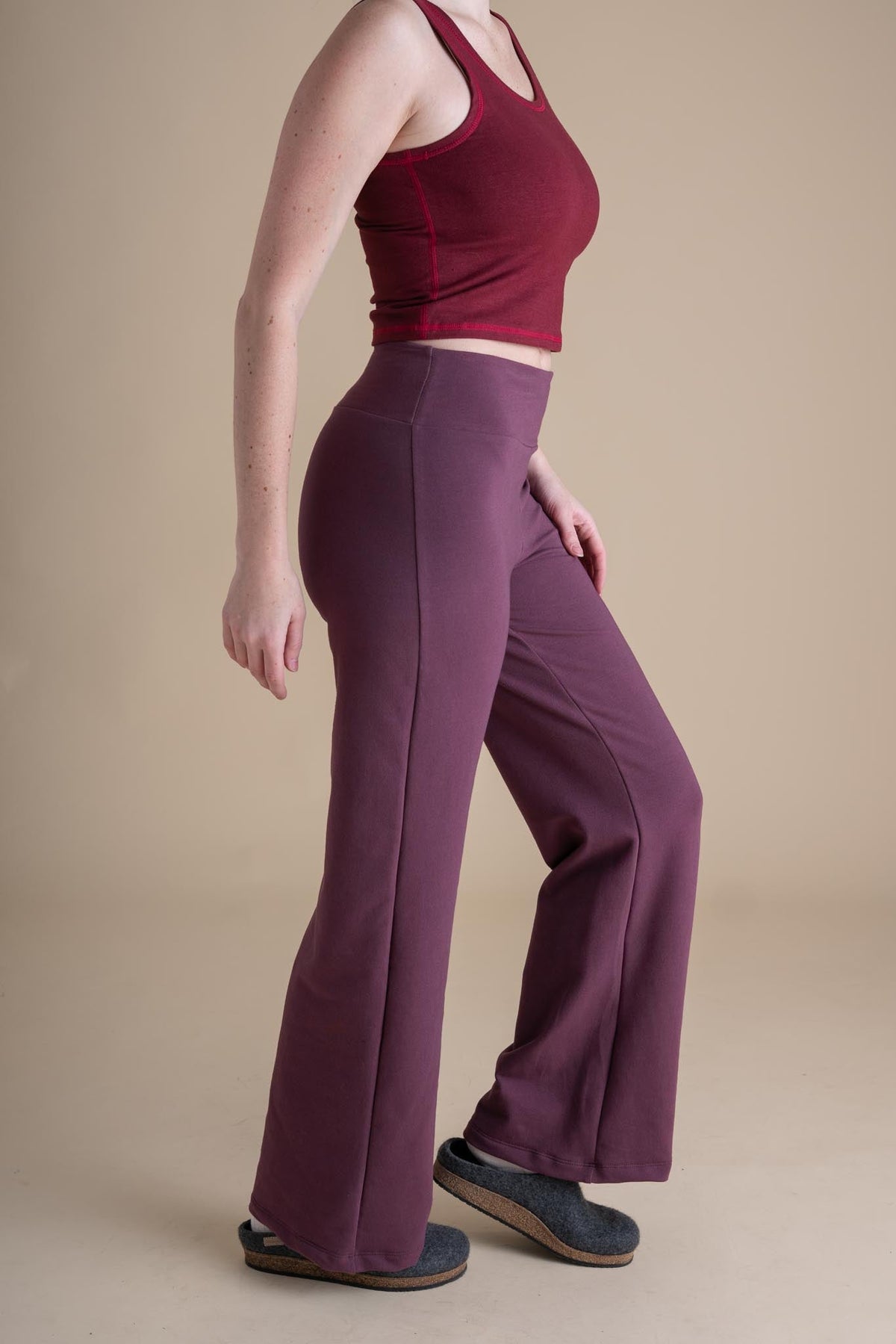 Eleanor Pants (Updated) in Plum