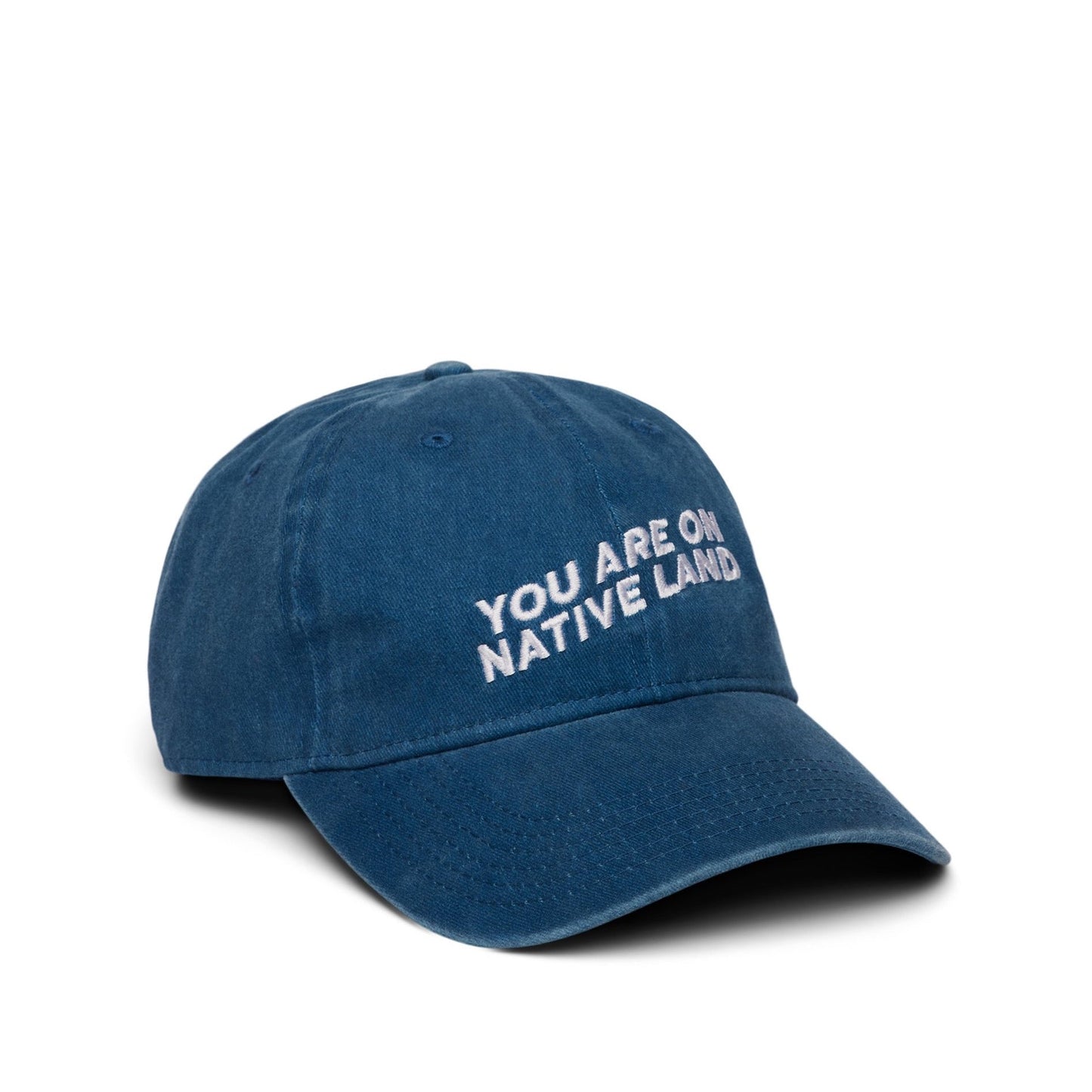 'YOU ARE ON NATIVE LAND' ORGANIC CAP - Osadia Concept Store