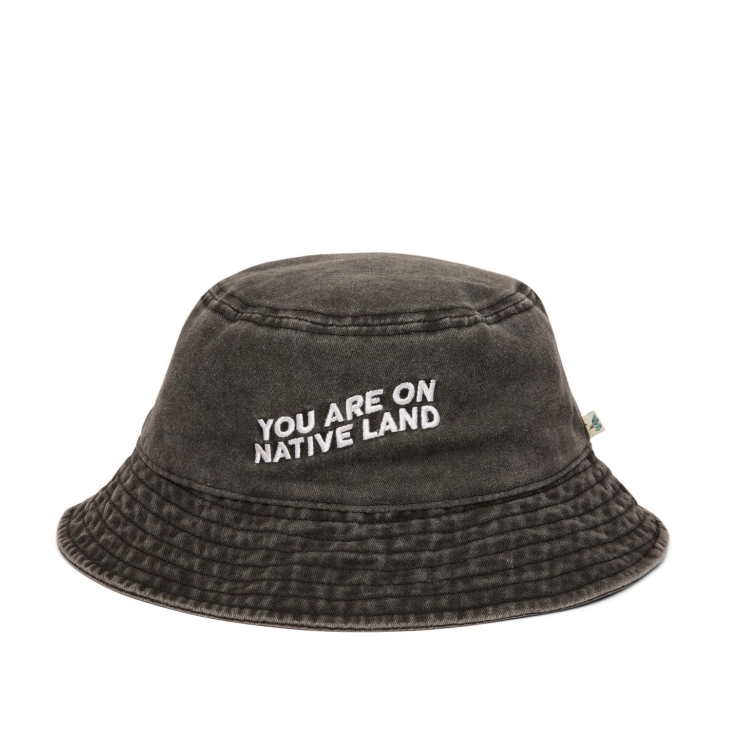 'YOU ARE ON NATIVE LAND' BUCKET HAT - Osadia Concept Store