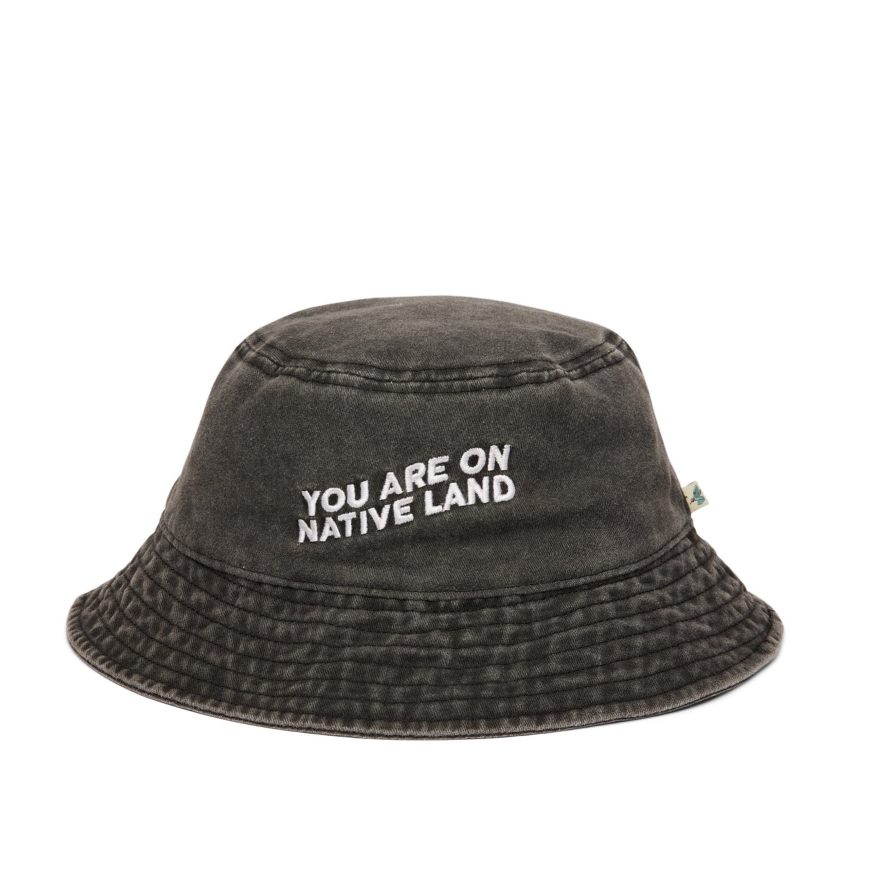'YOU ARE ON NATIVE LAND' BUCKET HAT - Osadia Concept Store