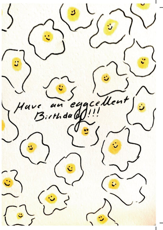 Eggcellent Birthday Card