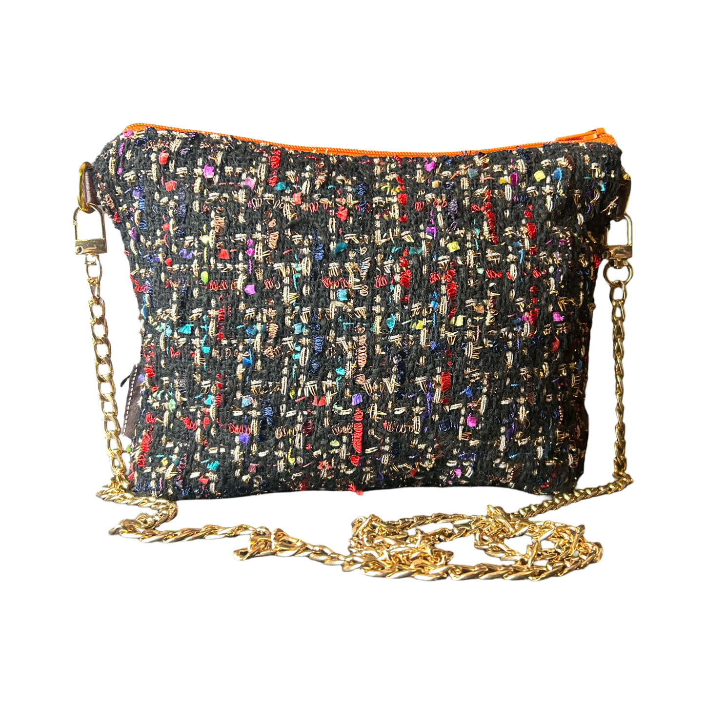 Bolduc Au Carree Vintage Silk Scarf Crossbody Bag