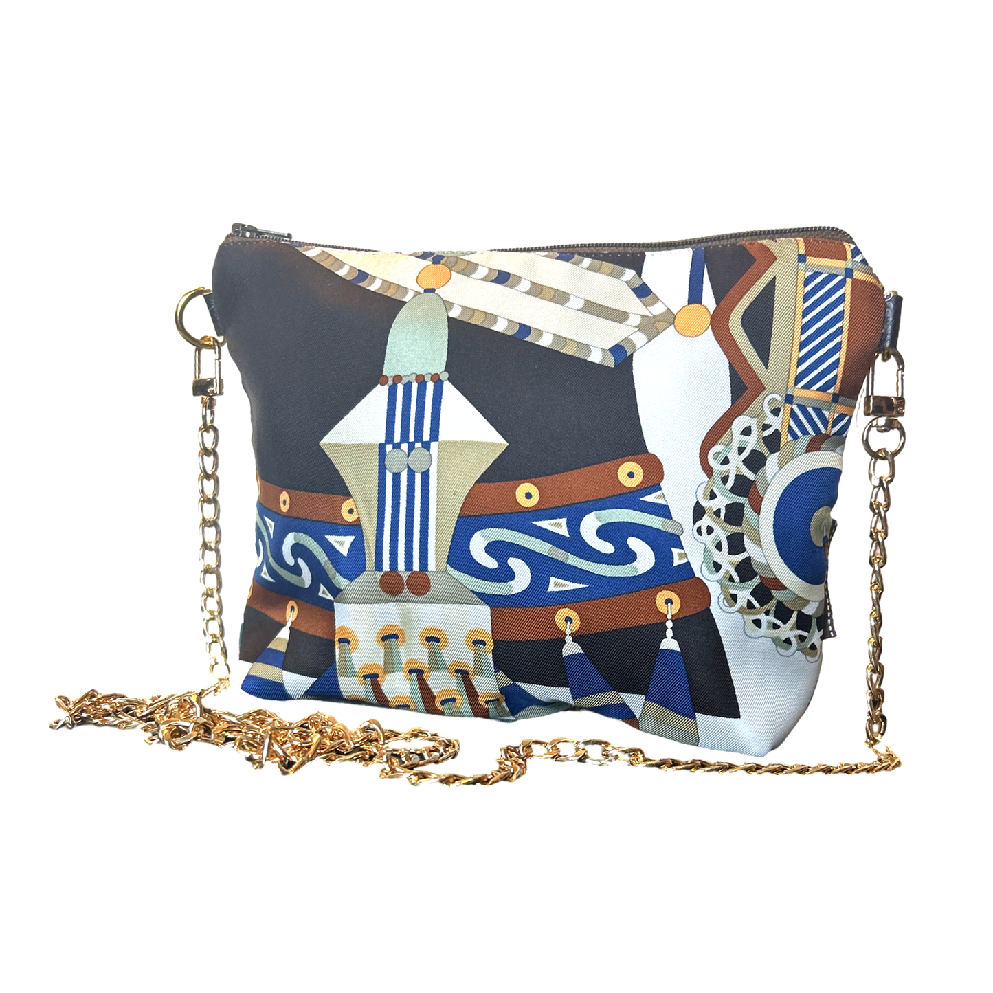 Haute Parure Vintage Scarf Crossbody Bag