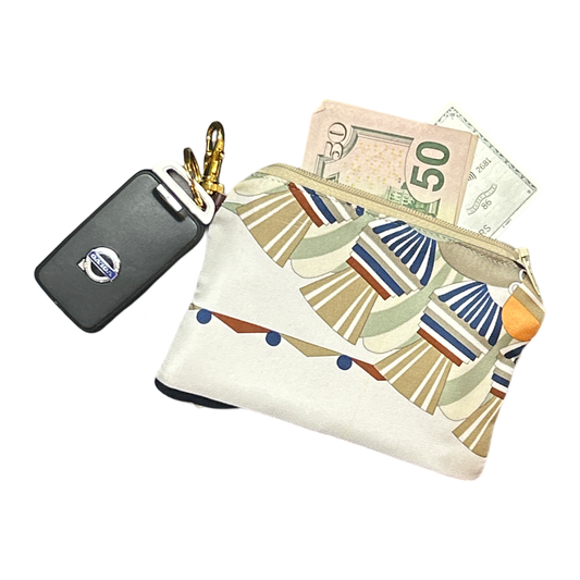 Haute Parure Vintage Scarf Coffee Run Keychain Bag