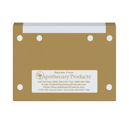 Apothecary Heavyweight Double-Fold Rx File Folder, 11-inch - Tan (100 Count)