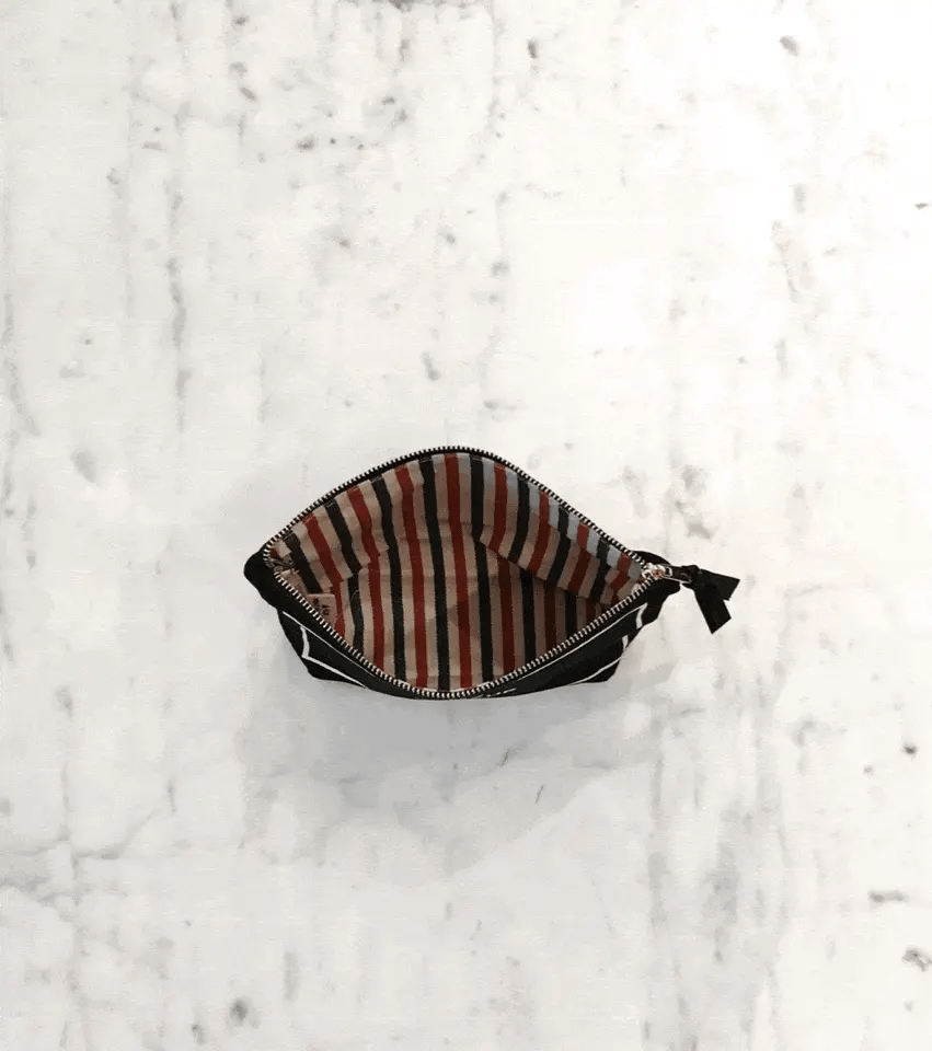 My Makeup Pouch, Coated Lining, Black - Osadia Concept Store