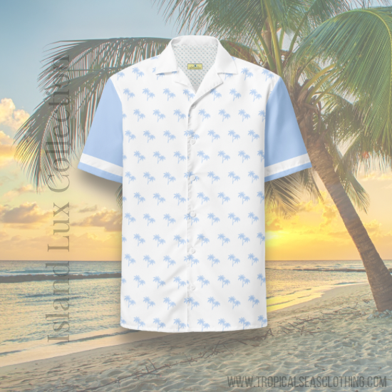 Tropical Blizzard Hawaiian Button Down Shirt