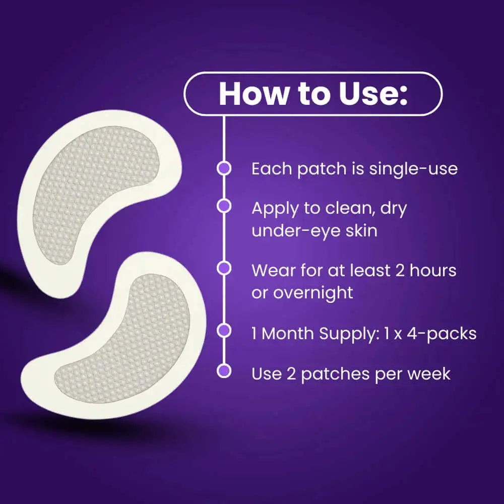 Under-Eye Micro Infusion Dissolving Hyaluronic Microneedle Eye Patches