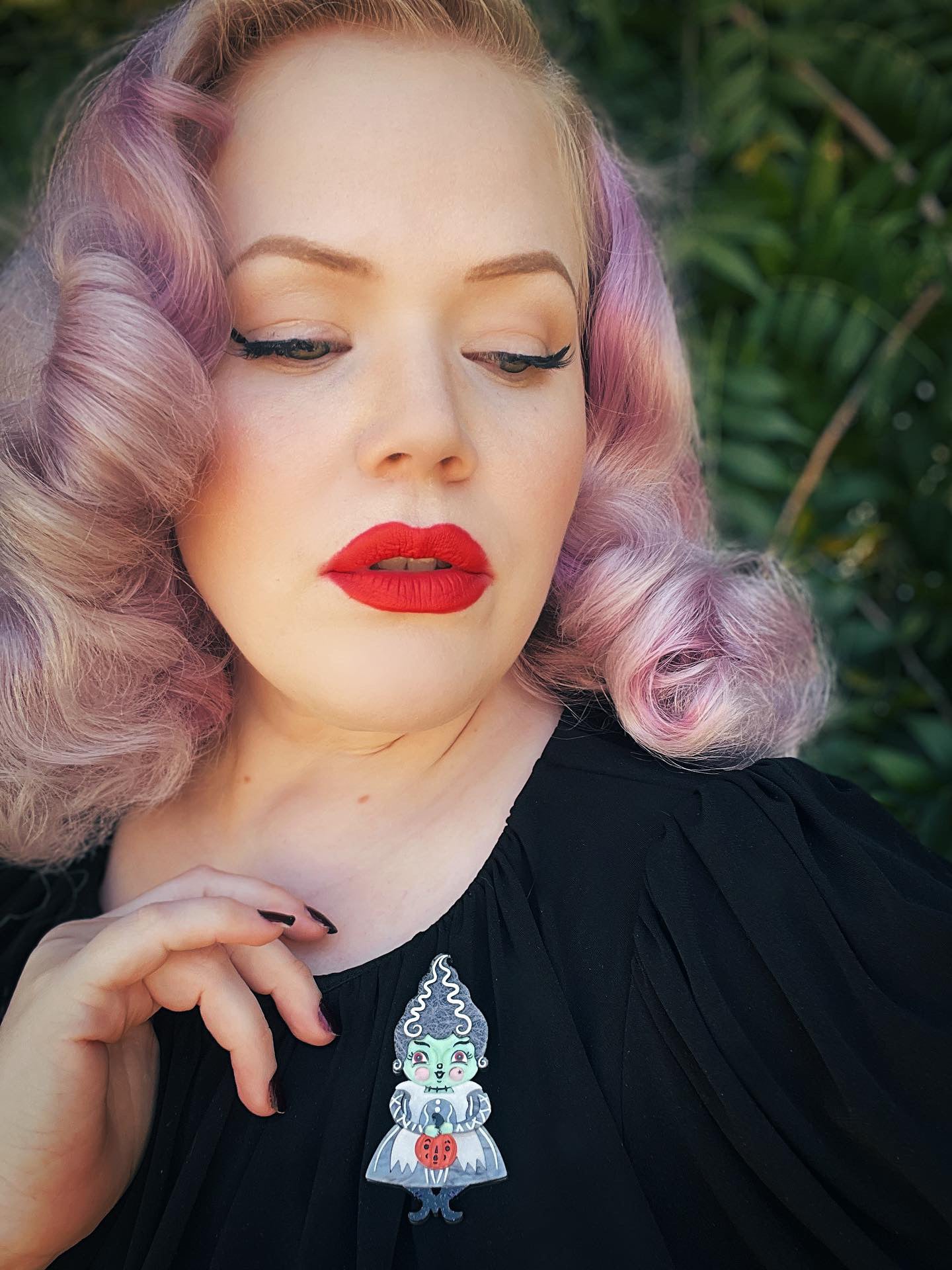 Bride of Frankenstomp Brooch by Lipstick & Chrome x Johanna Parker