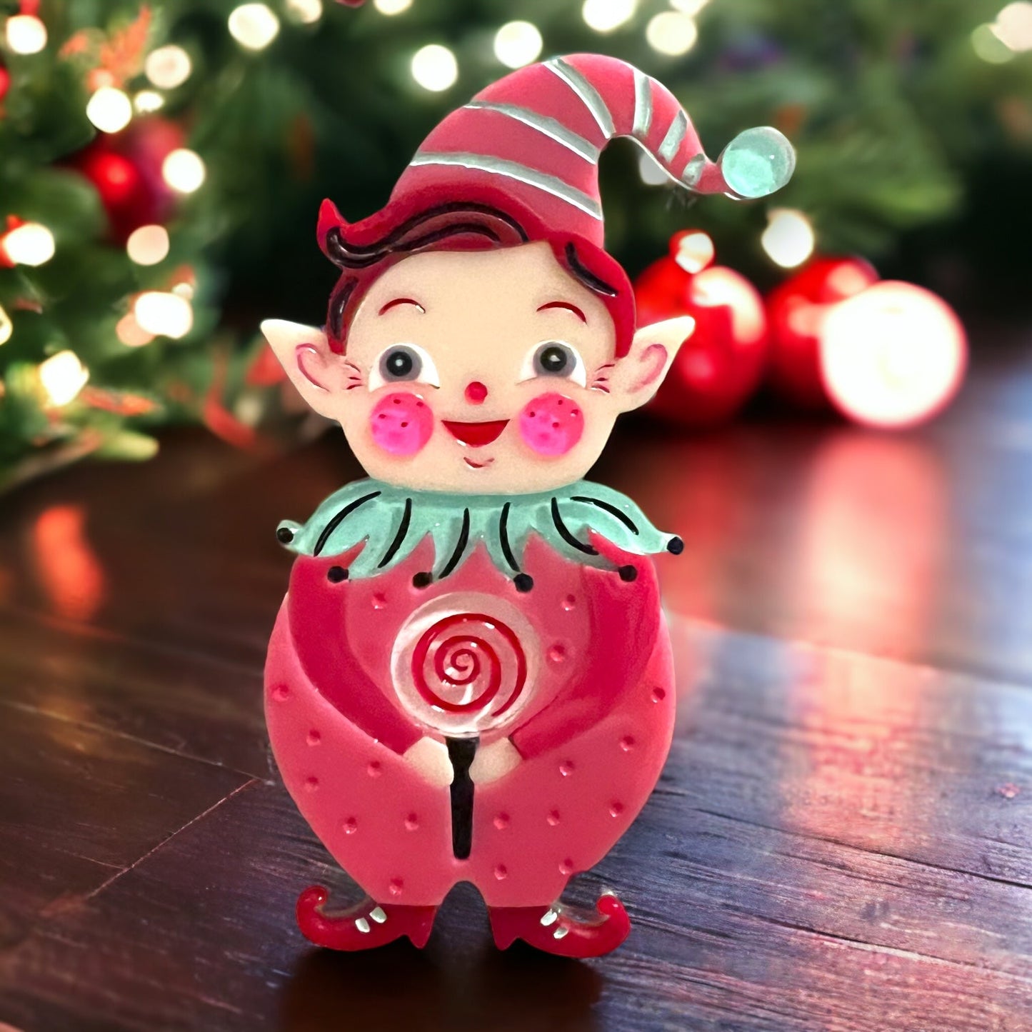 PINK North Pole Apprentice Brooch Johanna Parker x Lipstick & Chrome