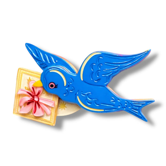 Flight of Fancy Brooch by 50's Vintage Dame x Lipstick & Chrome - Osadia Concept Store