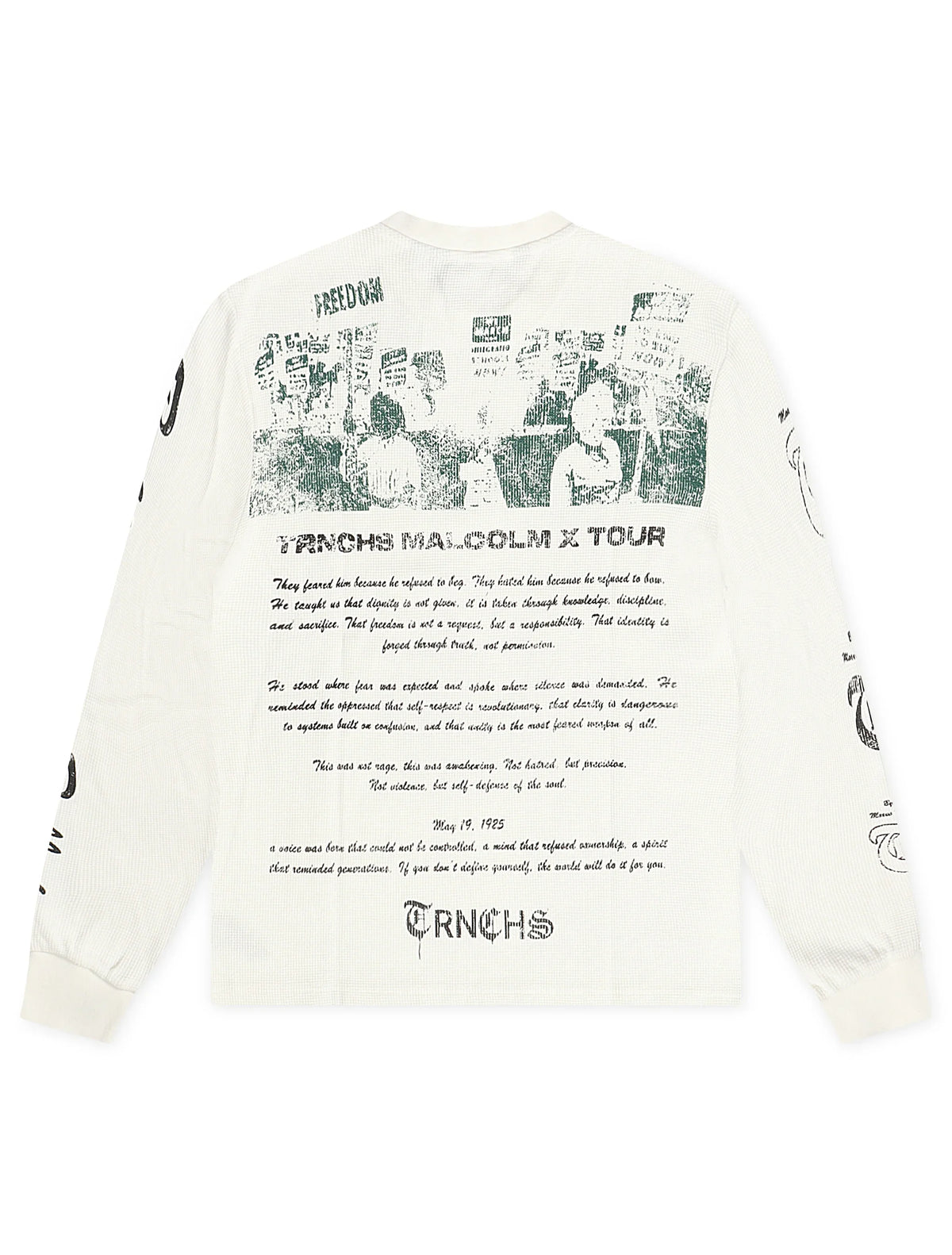 Trnchs Malcolm Thermal Long Sleeve - White