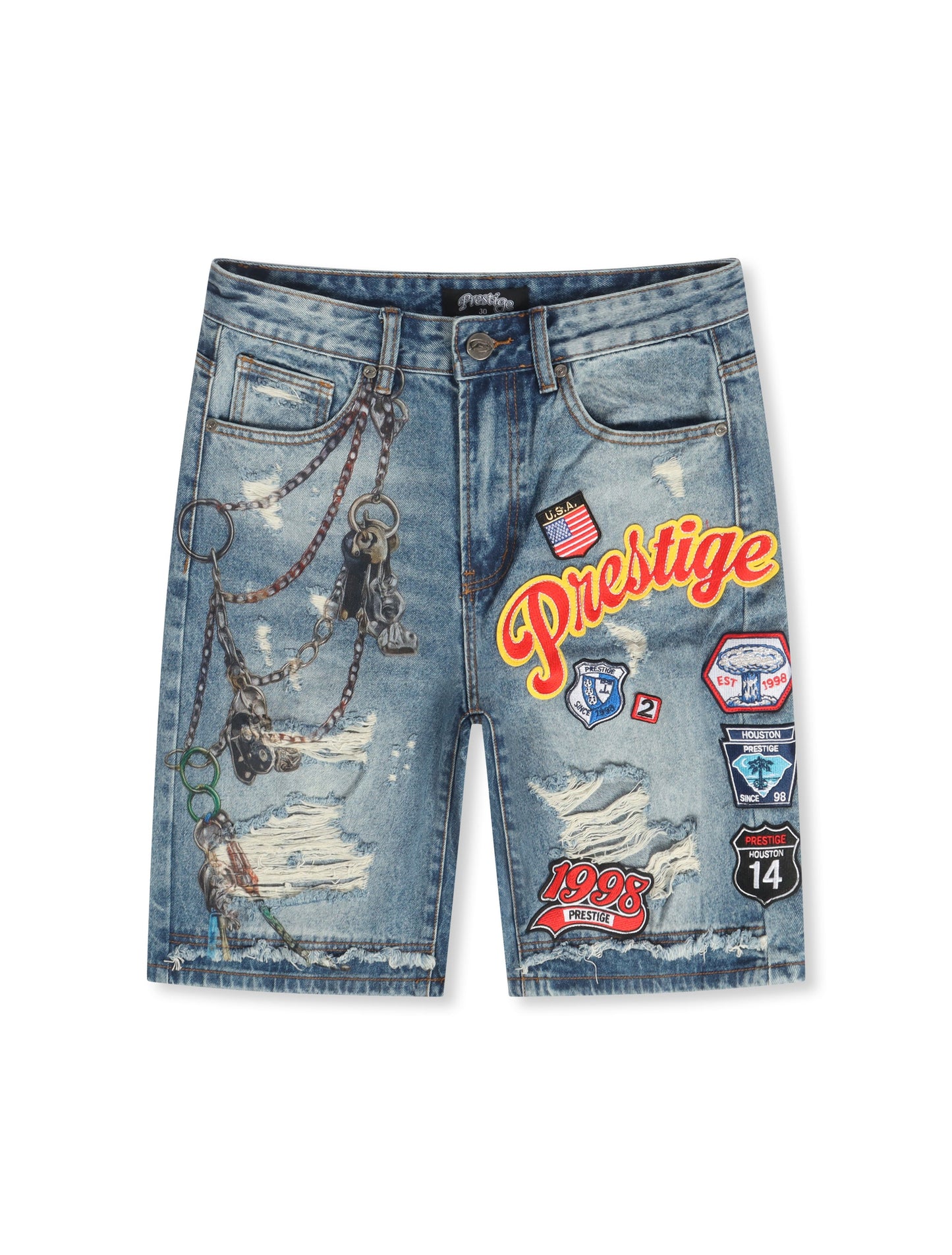 Prestige Varsity Shorts - Blue