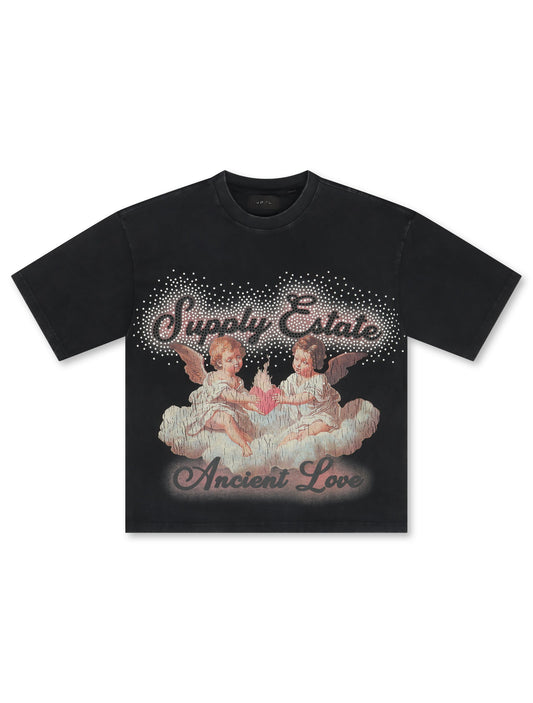 Supply West Supply Angels Boxy Tee - Black
