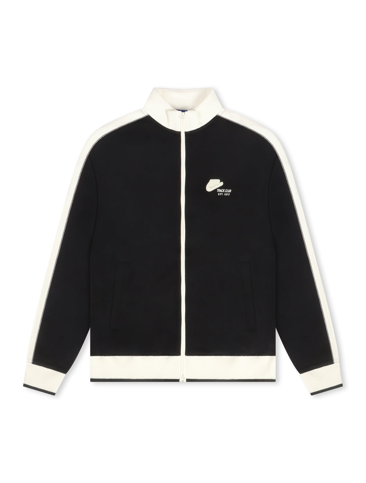 Nike Womens Studio Fleece Run Club Track Jacket - Black