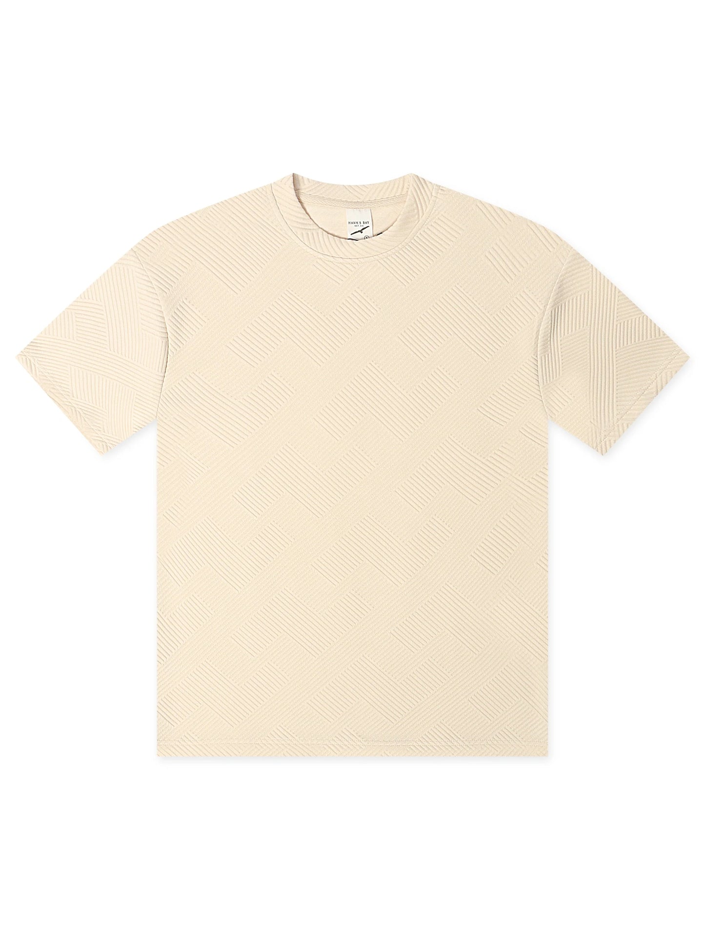 Denim Exchange Knit Tee - Ivory