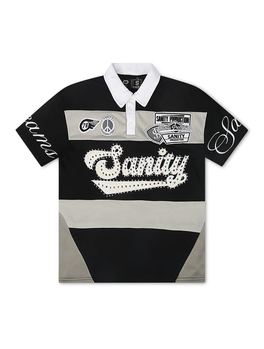 Politics Sanity Polo - Black/Grey