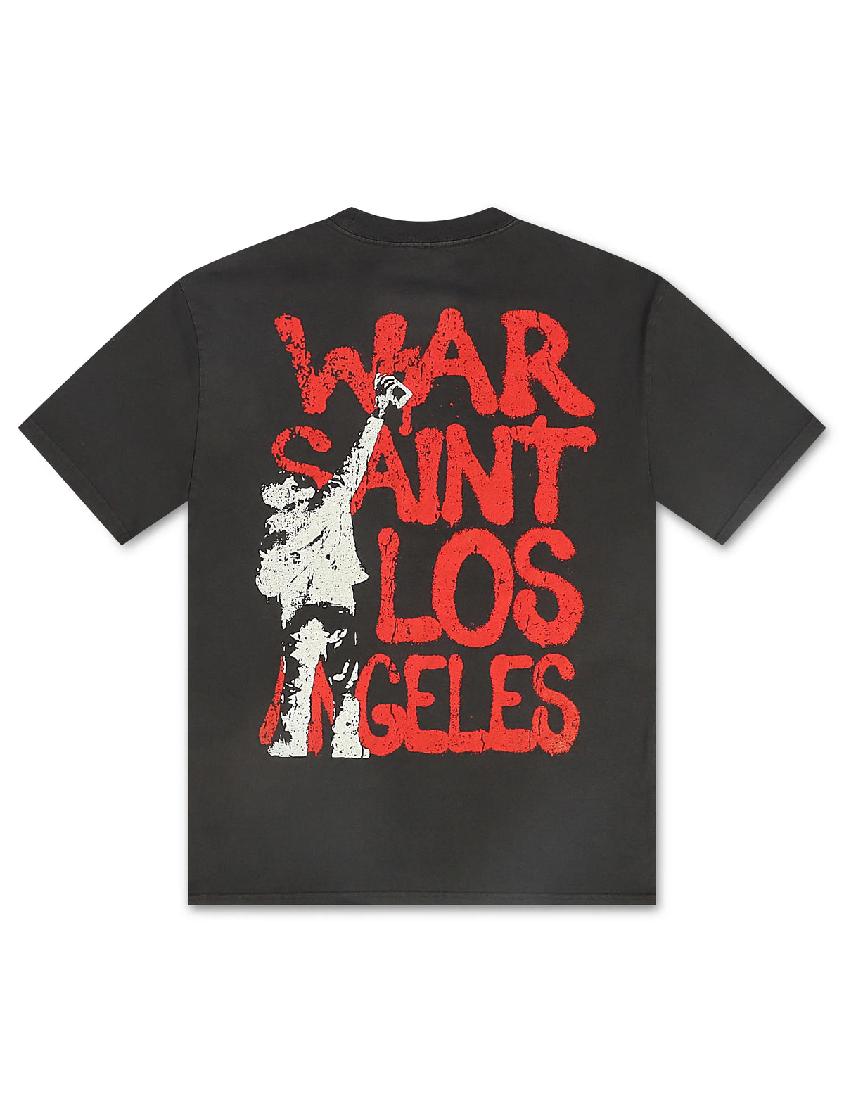 Warsaint Graffiti Tee - Washed Black