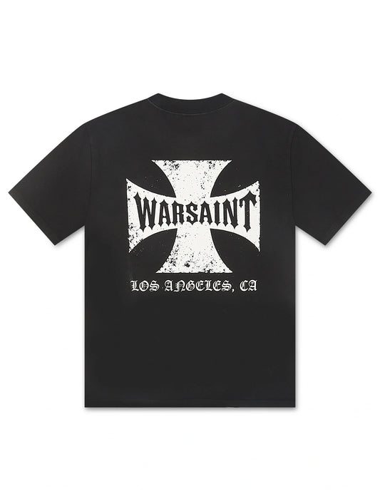 Warsaint Cross Tee - Black