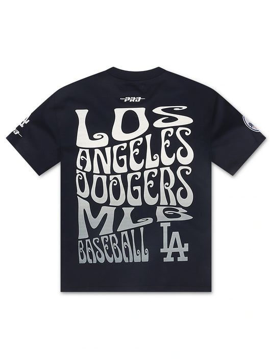 Pro Standard Los Angeles Dodgers Retro Stack Tee - Navy
