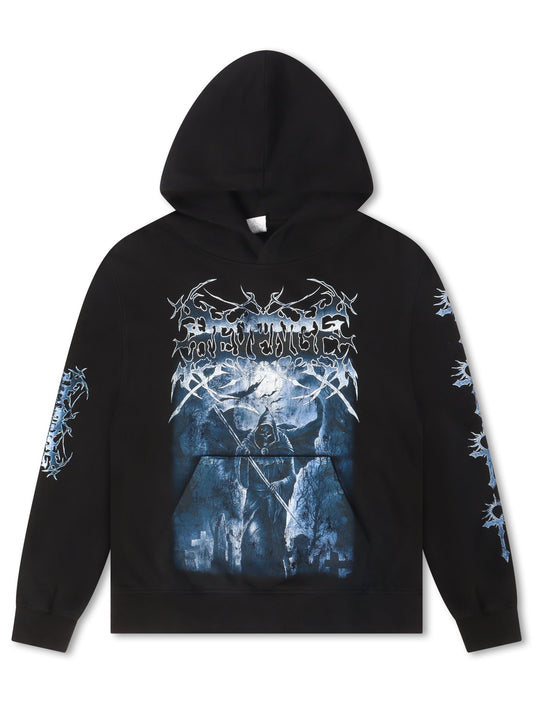 Revenge Chrome Reaper Hoodie - Black