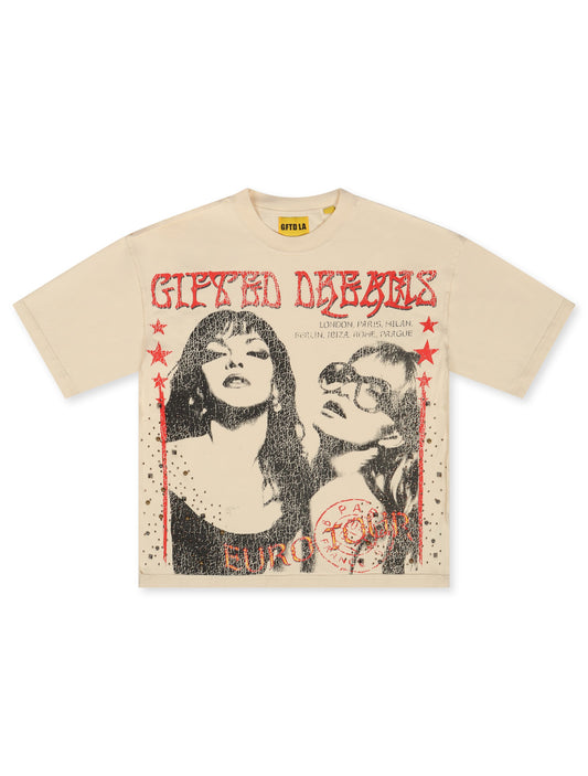 GFTD LA Dreams Boxy Tee - Bone