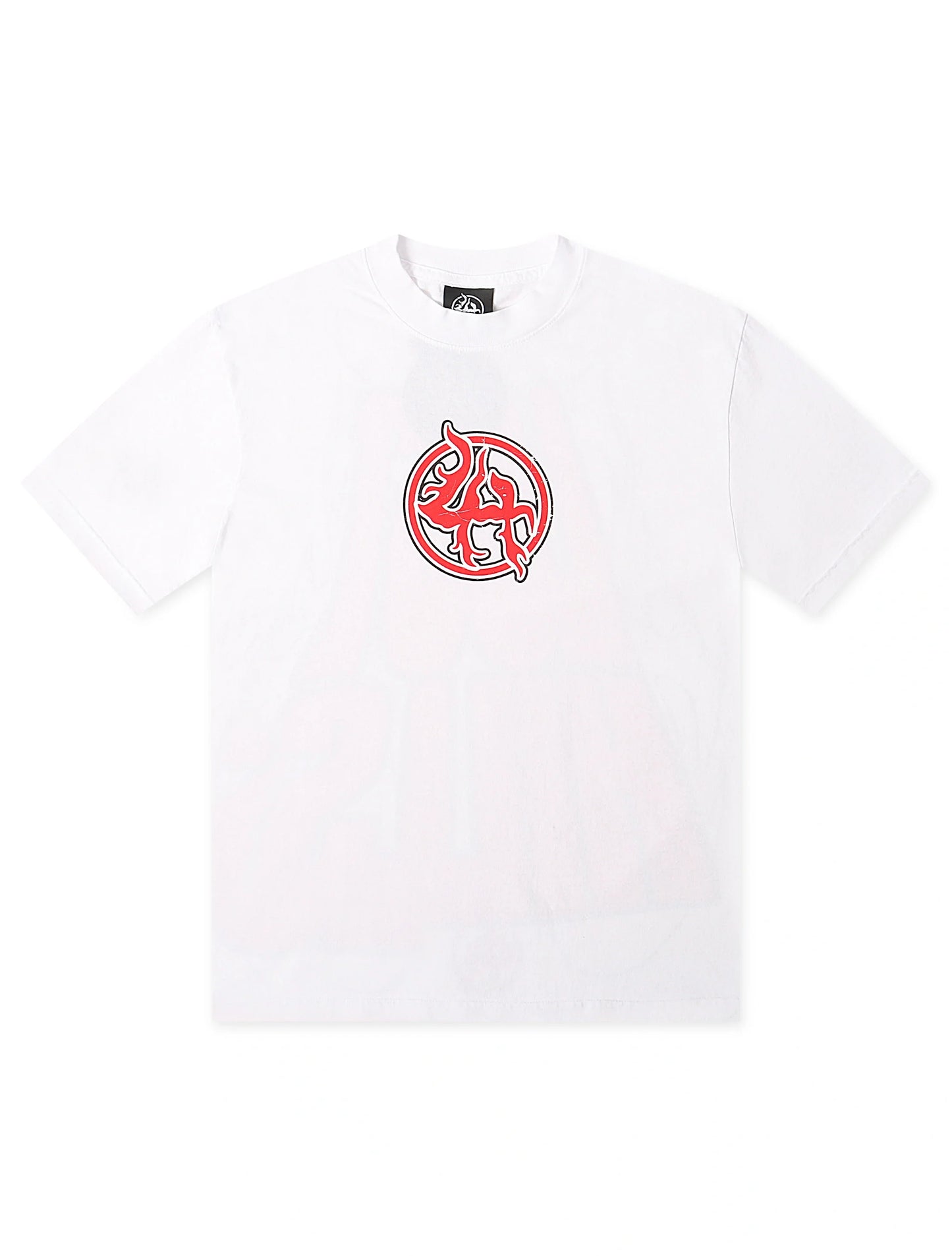 Lost Hills Flame Logo Heavyweight Tee - White