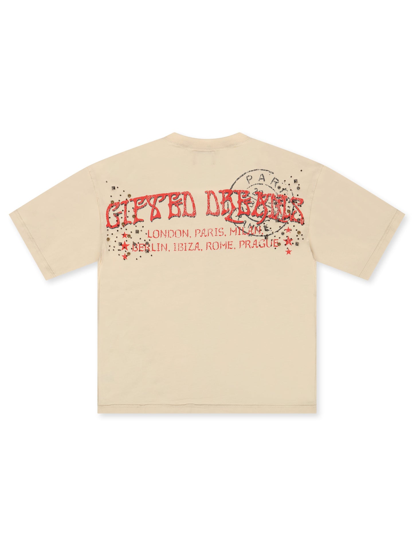 GFTD LA Dreams Boxy Tee - Bone
