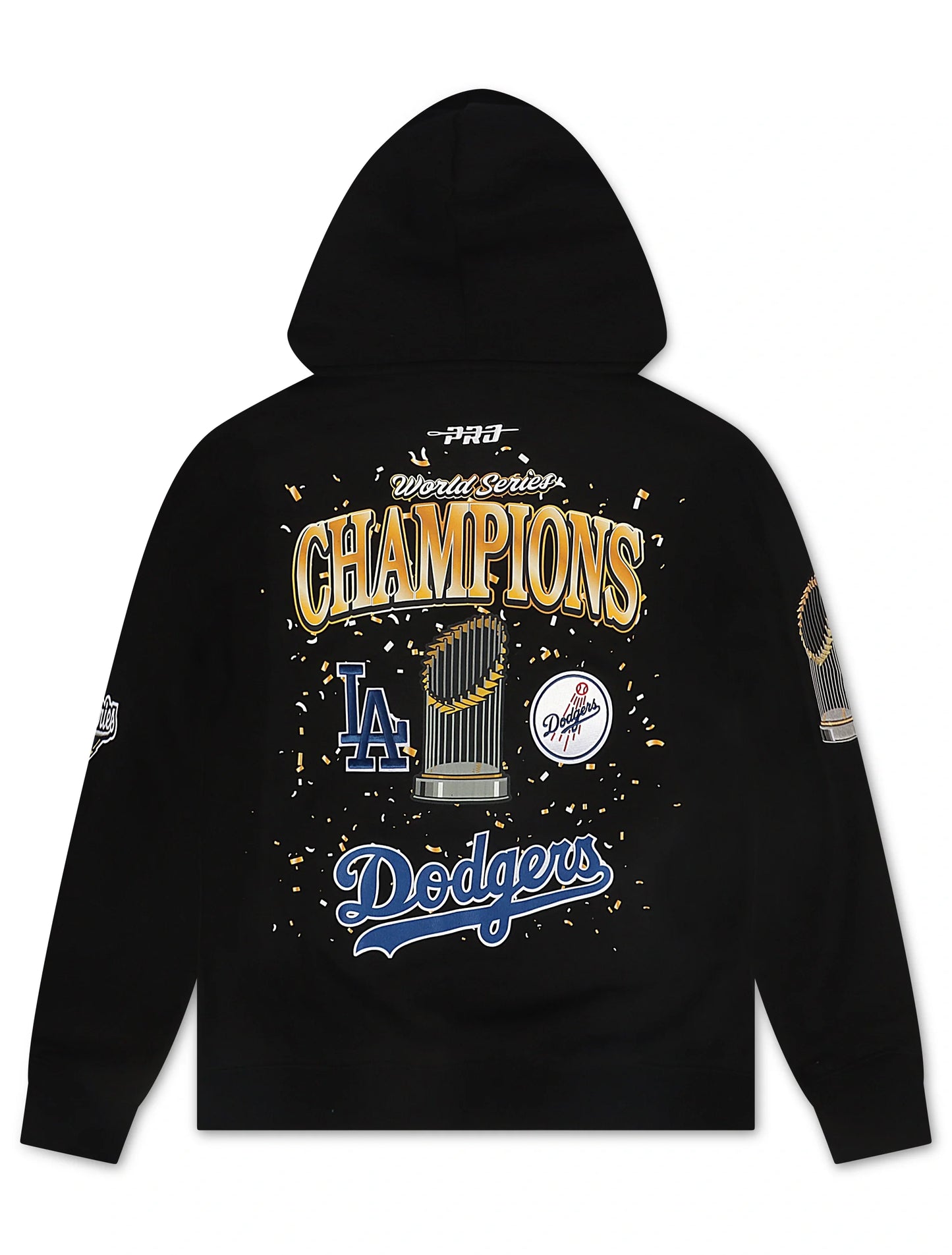Pro Standard Dodgers World Series Champions Hoodie - Black