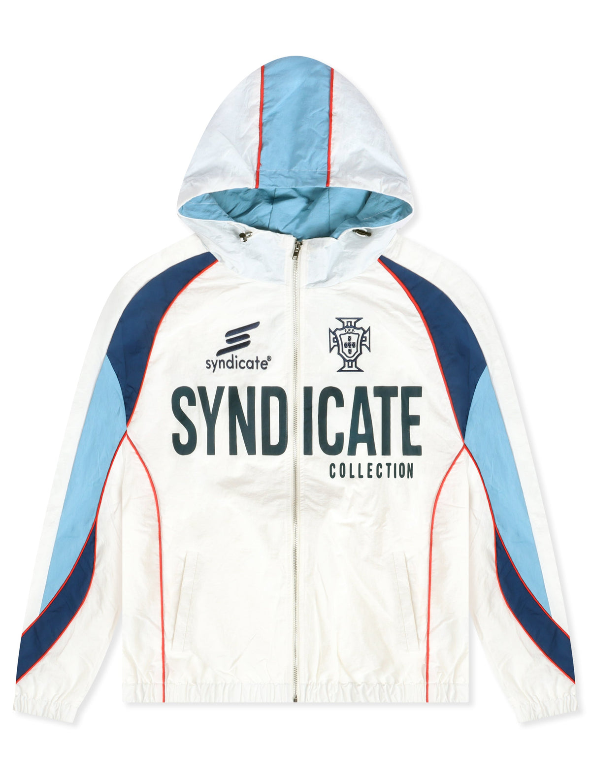 Syndicate Nylon Tracksuit Set - White