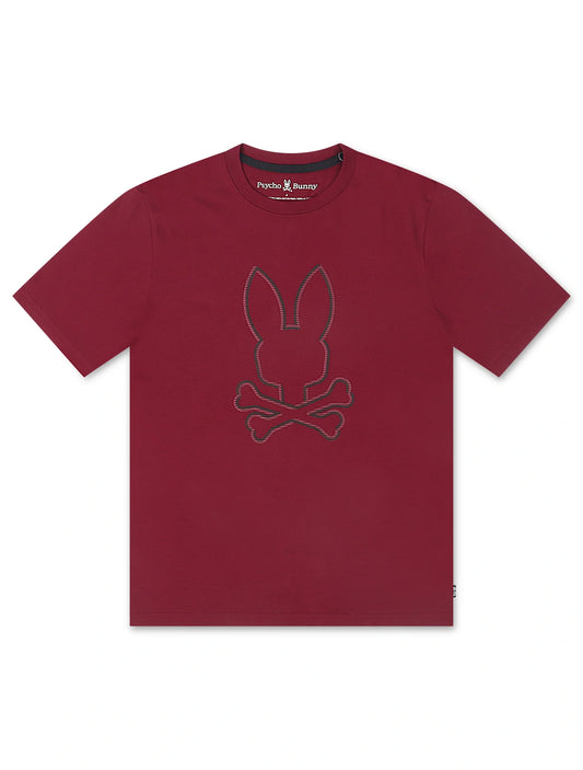 Psycho Bunny Hamilton Graphic Tee - Crimson