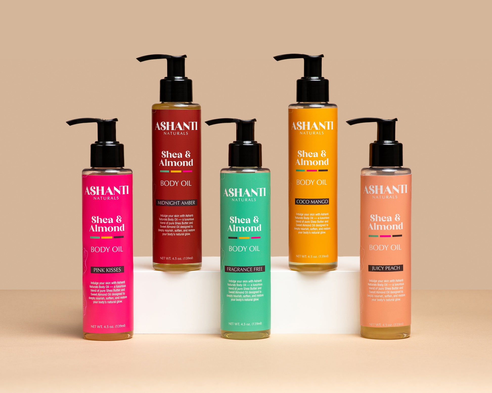 ASHANTI NATURALS Shea & Almond Body Oil - Pink Kisses - Osadia Concept Store