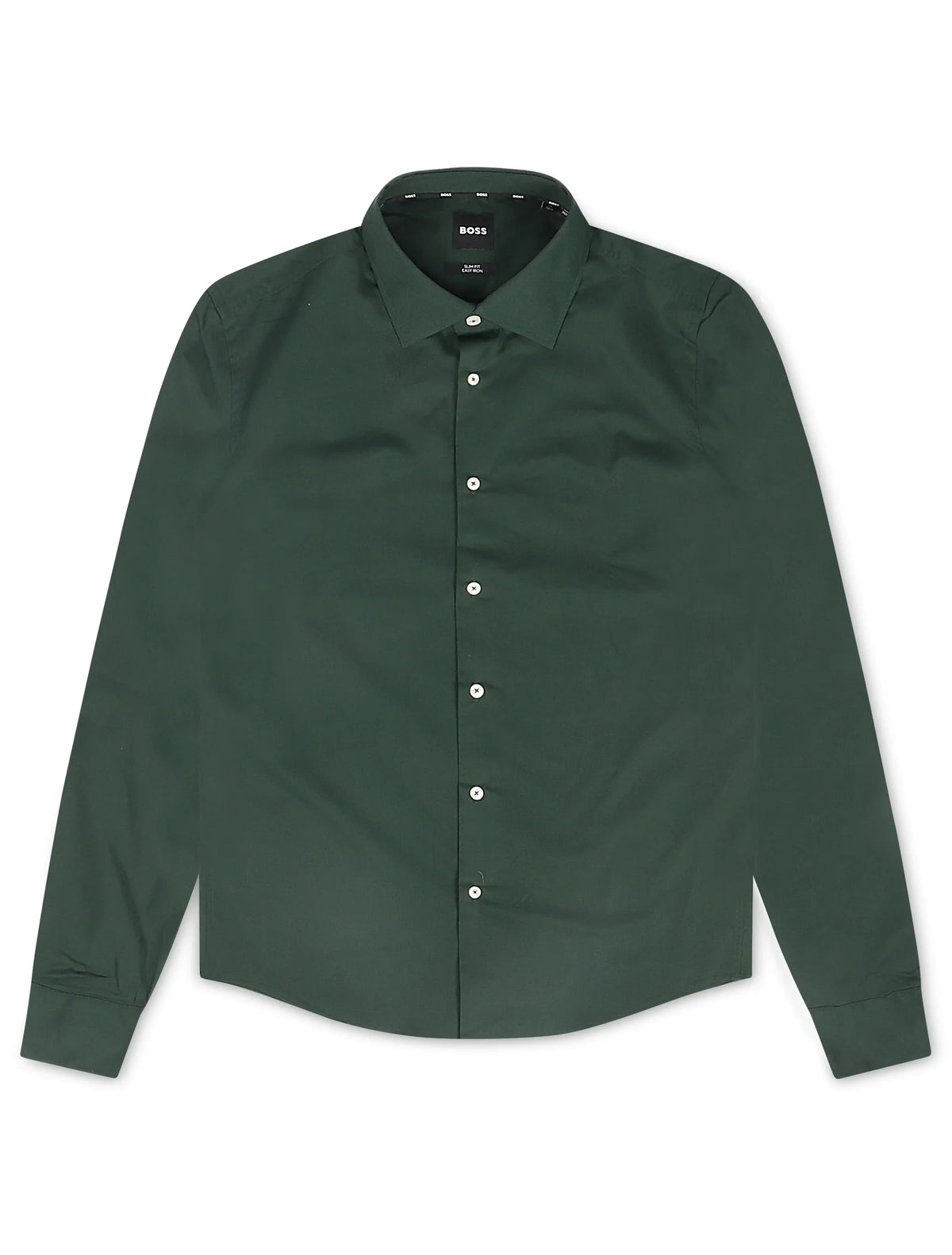 Hugo Boss Hank Button-Up Long Sleeve - Green
