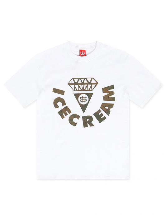 Icecream Diamond Tee - White