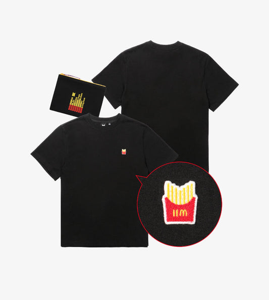 BTS x MDBonalds Official Logo Short Sleeve T-Shirt And Pouch