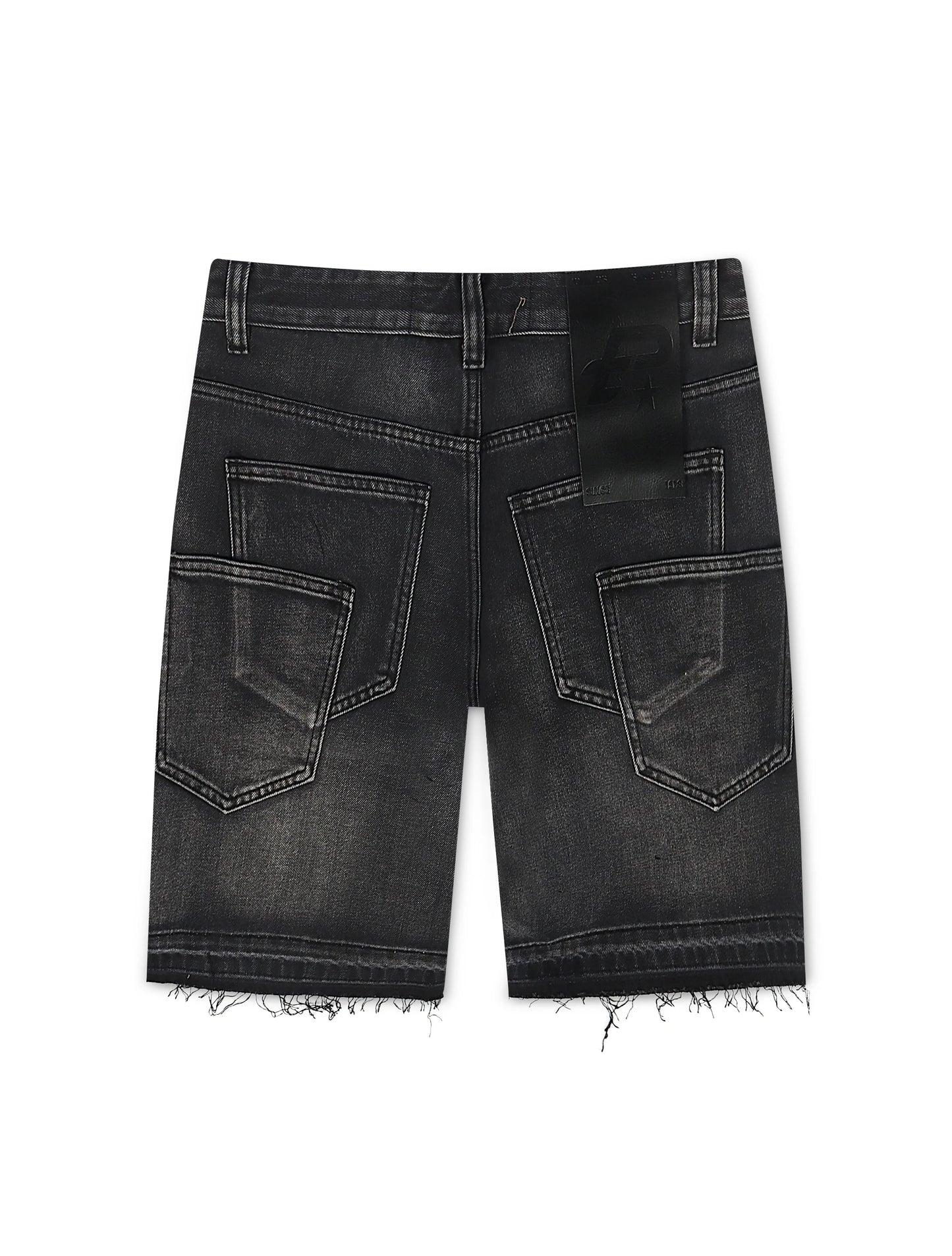 Politics Sanity Jorts - Black Wash
