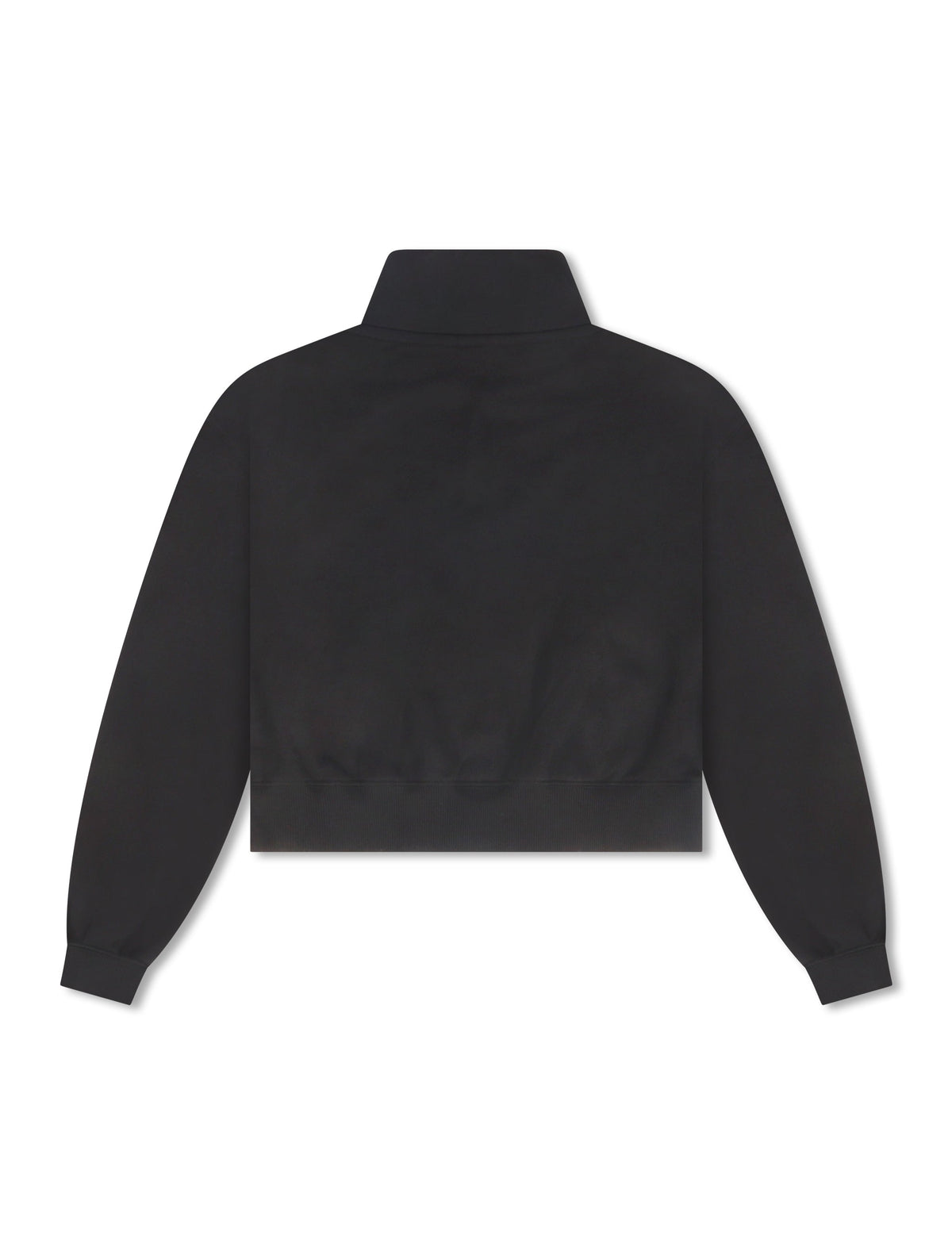 Nike Womens 1/4 Cropped Oversized Cropped Tee - Black
