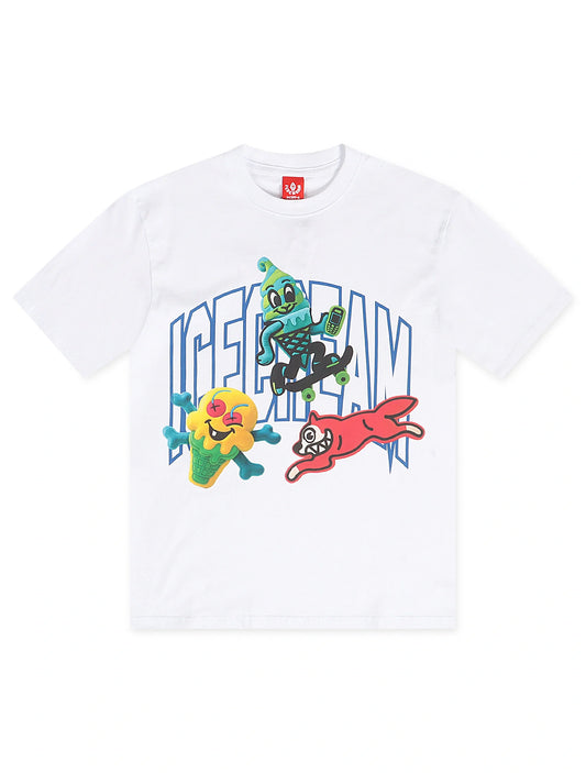 Icecream Marshmallow Tee - White