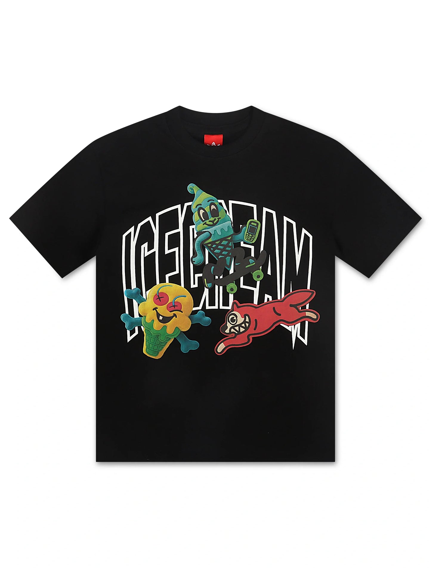 Icecream Marshmallow Tee - Black
