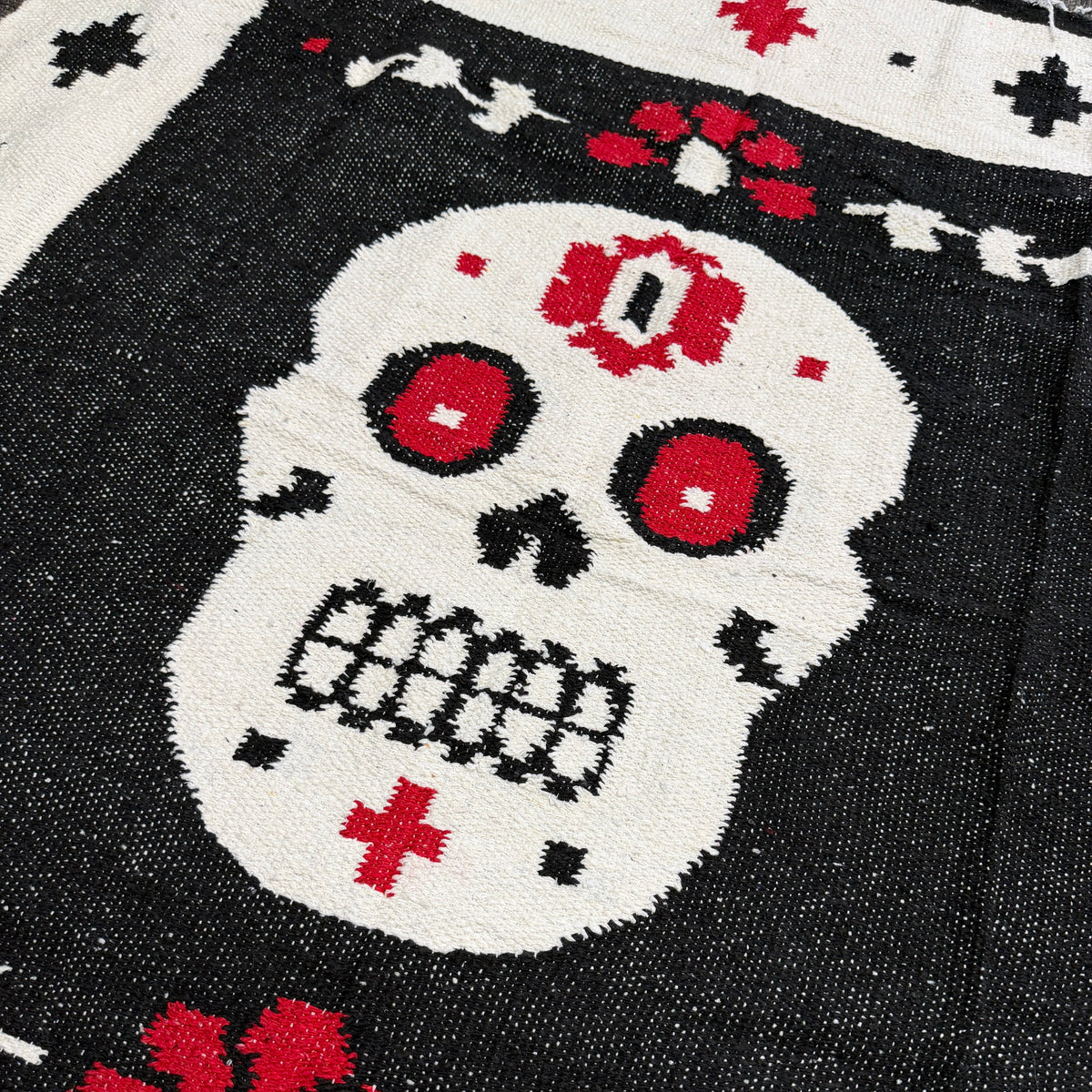 Day of The Dead Mexican Blanket | Dia de los Muertos