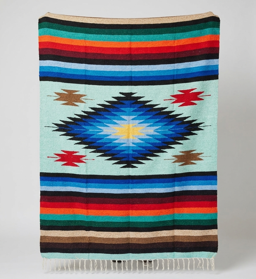 Mint Fresca Diamond Blanket