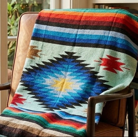 Mint Fresca Diamond Blanket