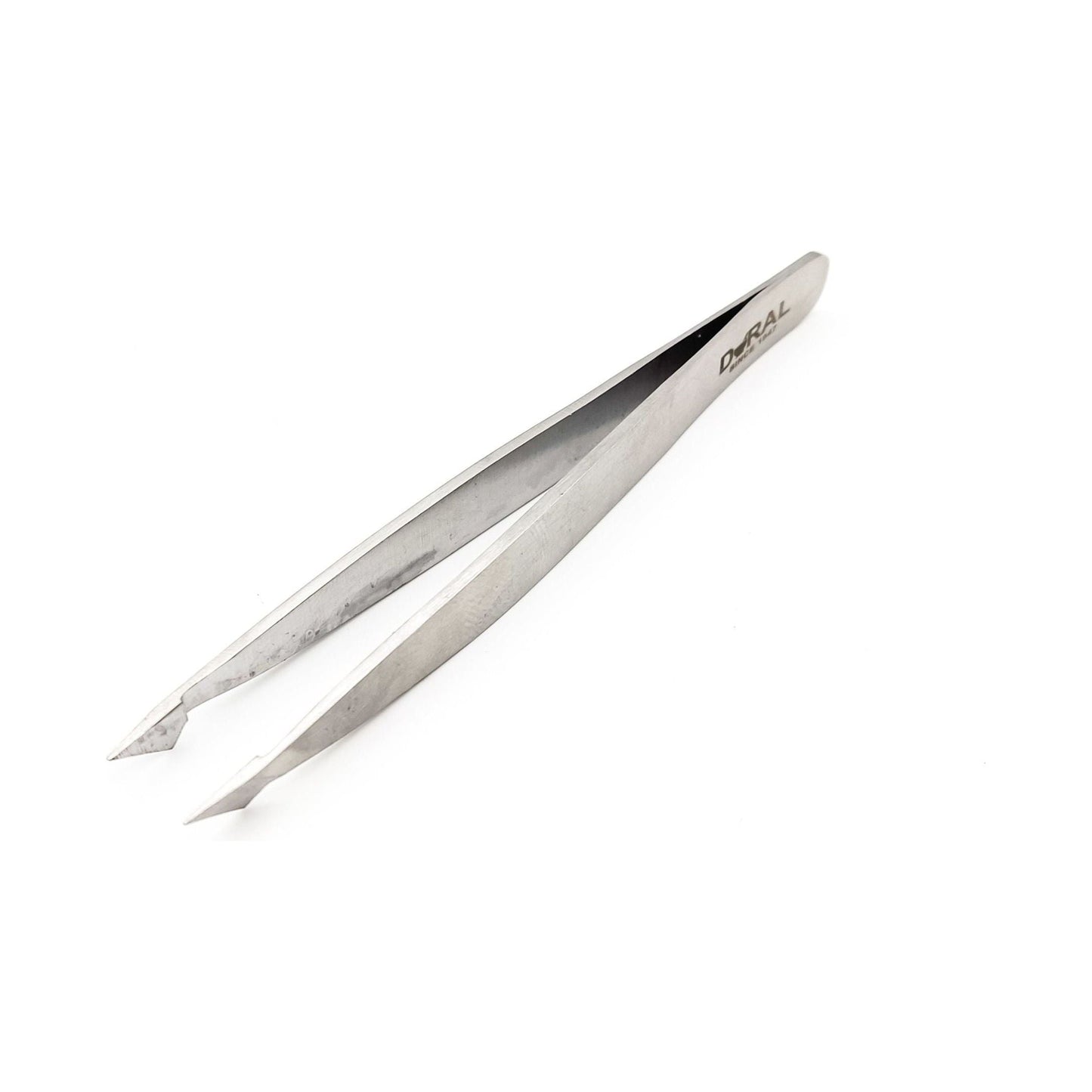 Dural Slant Tweezer Classic Silver