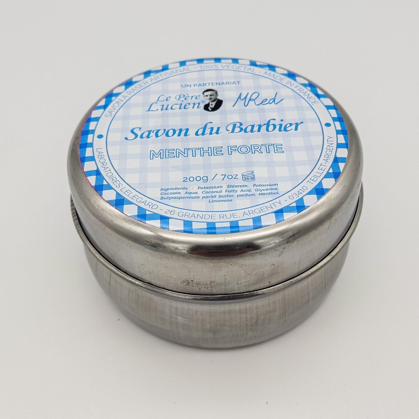 Le Pere Lucien Menthe Forte Savon Du Barbier 200g